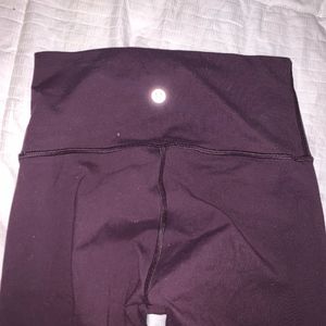 Lululemon dark purple leggings size 4